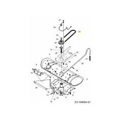 V-Belt 092.68.114 ORIGINAL MTD | NewgardenParts.com
