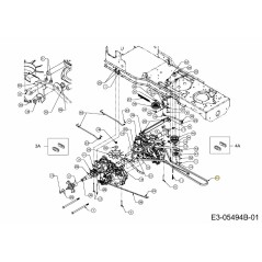 Correa trapezoidal 754-04134 ORIGINAL MTD | NewgardenParts.com
