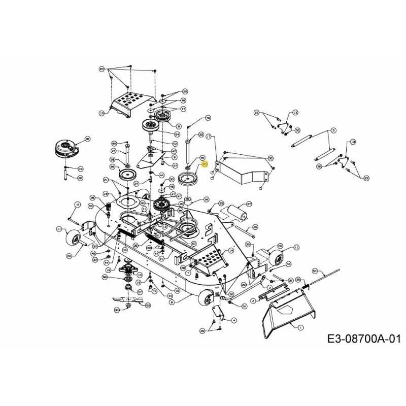 PULLEY DECK 756-04459A ORIGINAL MTD