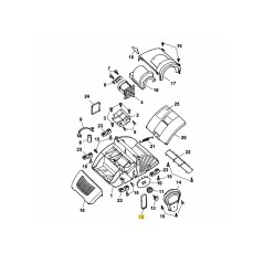 TOOTHED BELT 0039007 ORIGINAL MTD | NewgardenParts.com