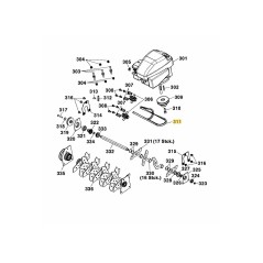 CINGHIA DI TRASMISSIONE 0039217 ORIGINALE MTD | NewgardenParts.com