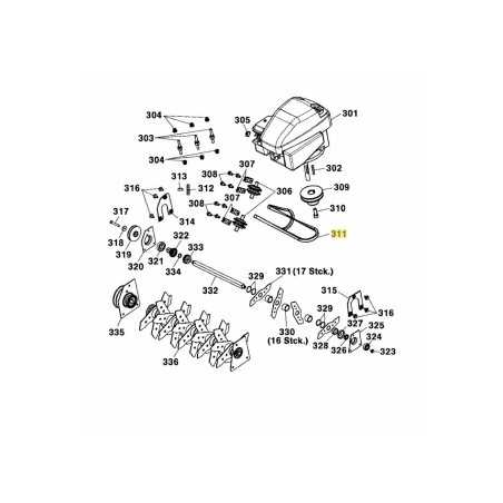 CORREA DE TRANSMISIÓN 0039217 ORIGINAL MTD | NewgardenParts.com