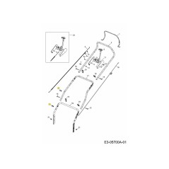 Clip de câble 4950307 ORIGINAL MTD | NewgardenParts.com