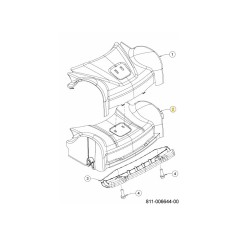COPERCHIO-INFERIORE 731-26465 ORIGINALE MTD | NewgardenParts.com