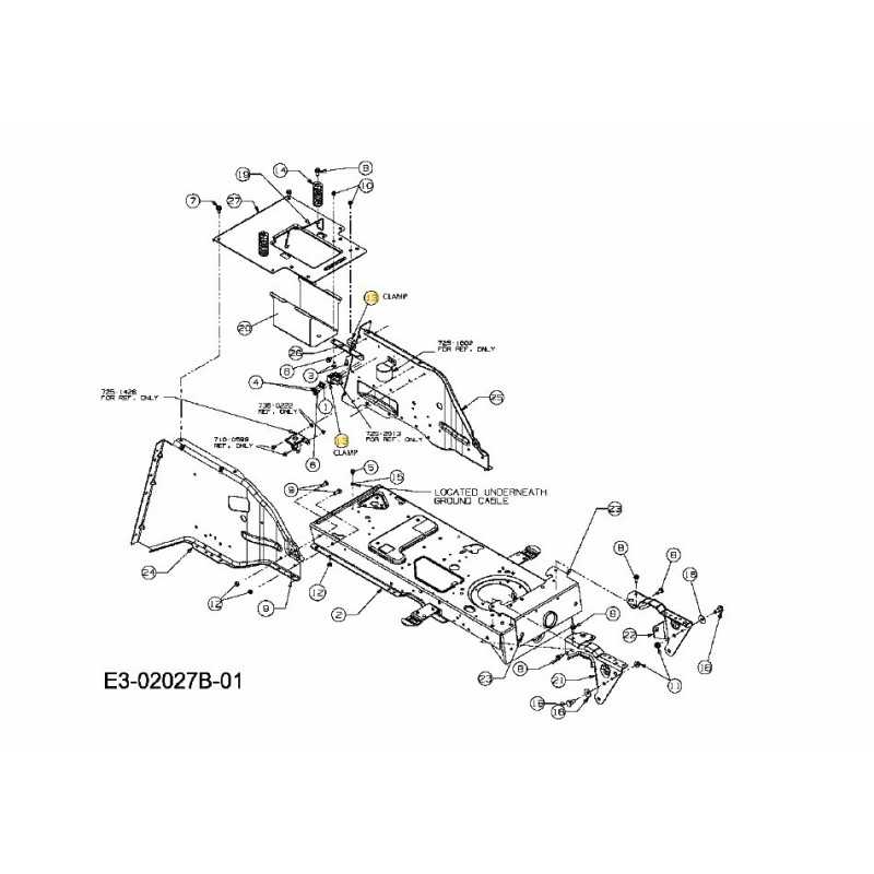 CLAMP 16mm 726-0354 ORIGINAL MTD