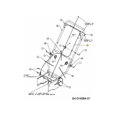 CLUTCH CABLE 51.19" LG DR 746-04256 ORIGINAL MTD | NewgardenParts.com
