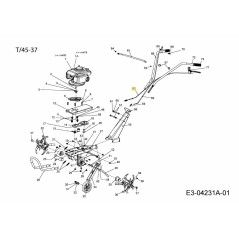 CABLE CLUTCH CONTROL 092.65.055 ORIGINAL MTD | NewgardenParts.com