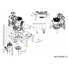 EMBRAGUE TDF ELÉCTRICO 717-05316B ORIGINAL MTD | NewgardenParts.com