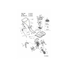 BANDE D'EMBRAYAGE 747-04443 ORIGINAL MTD | NewgardenParts.com