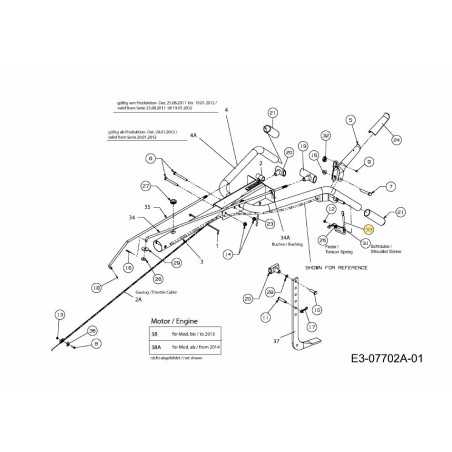 CLUTCH LEVER LOCK 747-05717 ORIGINAL MTD | NewgardenParts.com