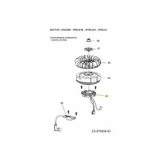Zündspulenbaugruppe, Ladung 751-12224, Original MTD | NewgardenParts.com