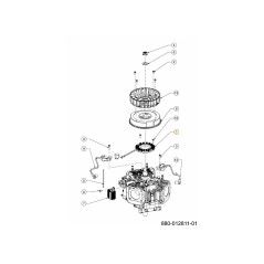 BOBINA DE CARGA 651-08155 ORIGINAL MTD | NewgardenParts.com