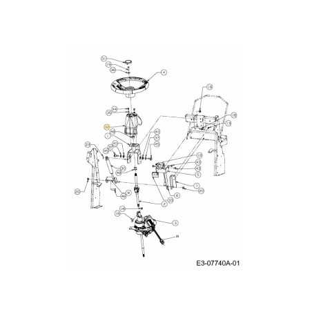 CONJUNTO DE DIRECCIÓN DE PEDESTAL 731-07815A ORIGINAL MTD | NewgardenParts.com