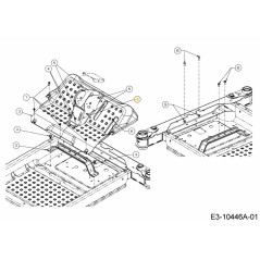 Lenksäule unten 603-05333A-S Original MTD | NewgardenParts.com