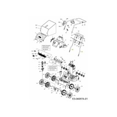 TUBO COLONNA 749-05183 ORIGINALE MTD | NewgardenParts.com