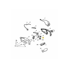 barra di controllo 7440114 ORIGINALE MTD | NewgardenParts.com