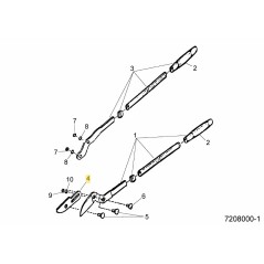 Gegenmesser RS-A 7208401 Original MTD | NewgardenParts.com