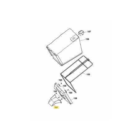 DEFLETTORE CASSETTA ERBA 6450322 ORIGINALE MTD | NewgardenParts.com