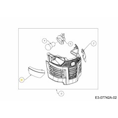 LENS RH HEADLIGHT 731-07878 ORIGINAL MTD | NewgardenParts.com