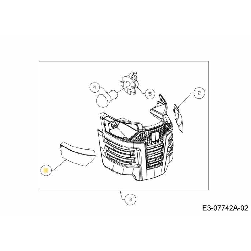 LENS RH HEADLIGHT 731-07878 ORIGINAL MTD