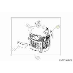 LINKES SCHEINWERFERGLÄSER 731-07879 ORIGINAL MTD | NewgardenParts.com