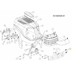 CAP:BUMPER 731-05368 ORIGINAL MTD | NewgardenParts.com