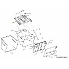 GRASSBAG HARDTOP 731-09430A ORIGINALE MTD | NewgardenParts.com