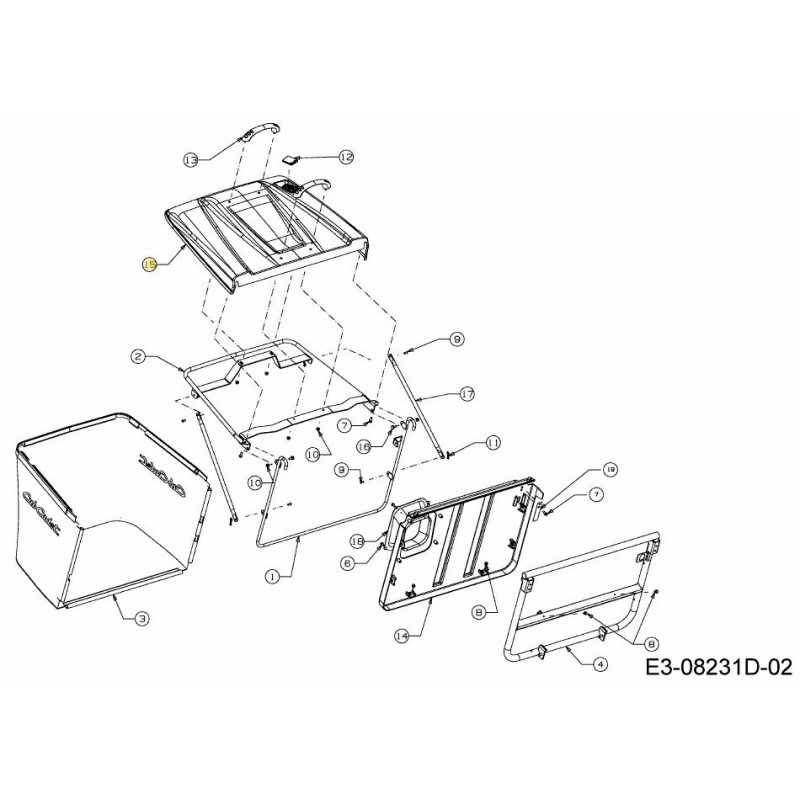 GRASSBAG HARDTOP 731-09430A ORIGINAL MTD GRASSBAG HARDTOP 731-09430A ORIGINAL MTD