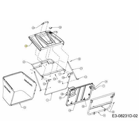 GRASSBAG HARDTOP 731-09430A ORIGINAL MTD | NewgardenParts.com