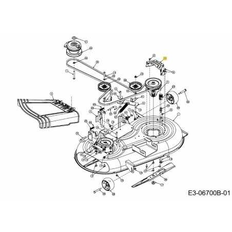 Abdeckung-Riemendeck 42" 783-06424A-S ORIGINAL MTD | NewgardenParts.com