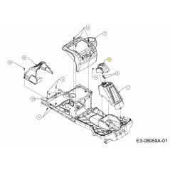 COUVERCLE DE DIRECTION 731-11032 ORIGINAL MTD | NewgardenParts.com