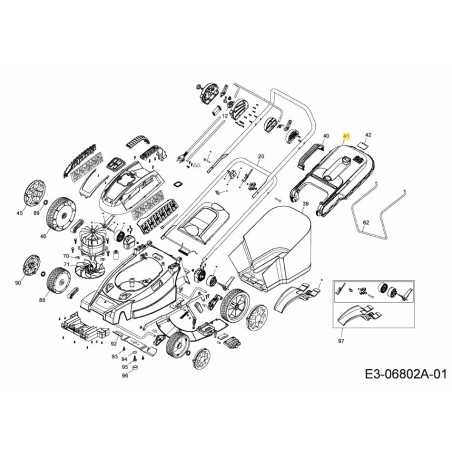CUBIERTA RECOGEDOR DE CÉSPED 092.61.159 ORIGINAL MTD | NewgardenParts.com