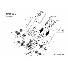 Grasfangkorb 092.61.447 ORIGINAL MTD | NewgardenParts.com