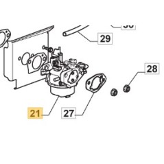 Carburatore motore tagliaerba rasaerba modelli 1430H 1436H 118550375/0 STIGA | NewgardenParts.com