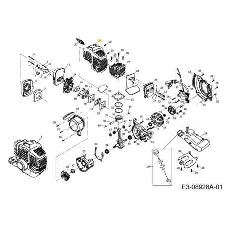 COVER OF CYLINDER 092.63.527 ORIGINAL MTD | NewgardenParts.com