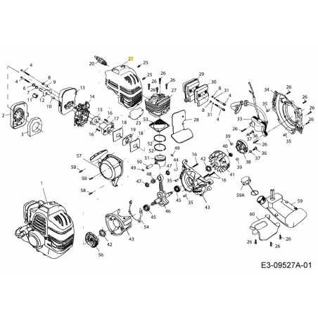 COVER OF CYLINDER 092.63.739 ORIGINAL MTD | NewgardenParts.com