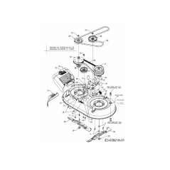 CVR PACCIAME 33" CON ETICHETTA 631-04252 ORIGINALE MTD | NewgardenParts.com