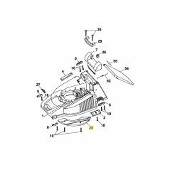 Windkanalabdeckung 4601311 Original MTD