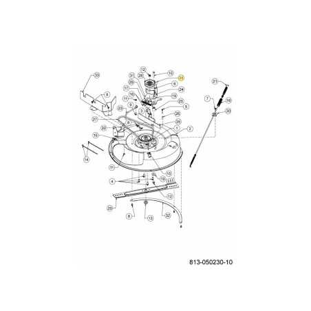 Abdeckung Umlenkrolle 783-08224637 Original MTD | NewgardenParts.com