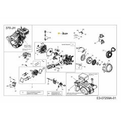SYSTÈME DE RÉGULATEUR SHIELD 751-12016 ORIGINAL MTD | NewgardenParts.com