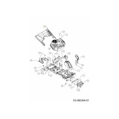 DEFLETTORE POSTERIORE 731-09404 ORIGINALE MTD | NewgardenParts.com