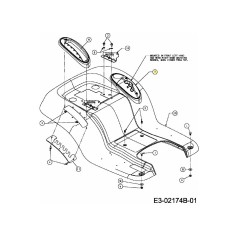 ABDECKUNG:SCHALTHEBEL:mit BECHERHALTER 731-2104C ORIGINAL MTD | NewgardenParts.com