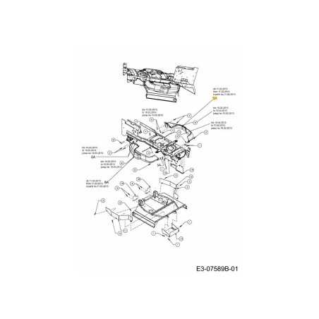 UPR CVR LH I DECK SERIE 500 731-08823B ORIGINALE MTD | NewgardenParts.com