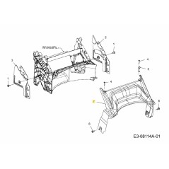 BAFFLE REAR 731-09345 ORIGINAL MTD | NewgardenParts.com