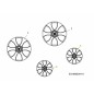 COPPIA RUOTA 180MM WOLF 731-07928 ORIGINALE MTD COPPIA RUOTA 180MM WOLF 731-07928 ORIGINALE MTD