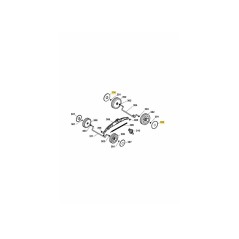 COPPIA RUOTA D200 4980530 ORIGINALE MTD