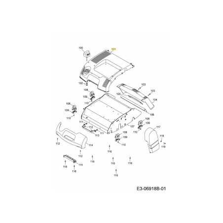 Abdeckung Chassis 731-08864 Original MTD | NewgardenParts.com