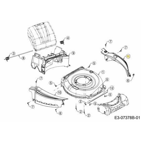 Abdeckung links 731-08641A Original Montiert | NewgardenParts.com