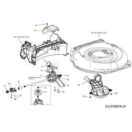 COUVERCLE DE TRANSMISSION 731-08175 ORIGINAL MTD | NewgardenParts.com