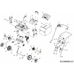 TAPA DE CUBO DE RUEDA WOLF GARDEN 734-05071 ORIGINAL MTD